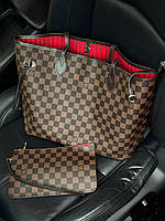 Louis Vuitton Neverfull MM Damier Ebene (Брендова коробка) 43х28х17