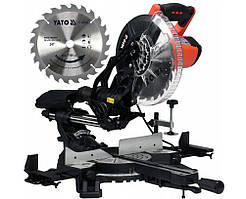Торцювальна пилка YATO 1800 Вт з лазером
