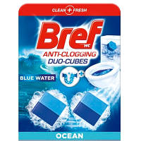 Популярний! Засіб для чищення унітазу Bref Дуо–Куб 100 г (9000100897242) - Краща якість тільки на Nukleon.com.ua