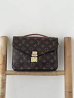 Сумка Louis Vuitton Pochette Metis Medium size коричневий + світлий беж Є