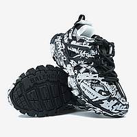 Balenciaga Track Graffiti Black White 37