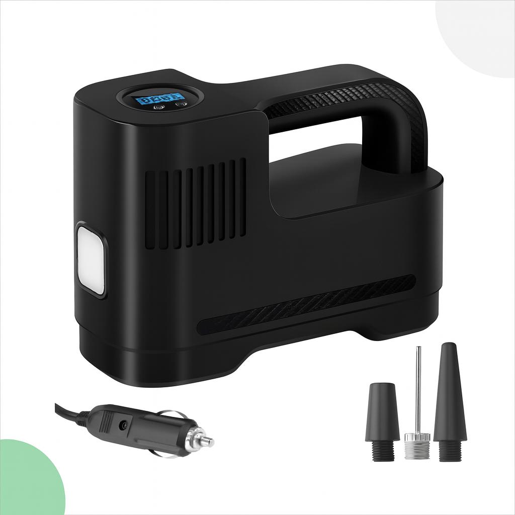 Автомобільний компресор AND XL-1026 електричний від прикурювача Air Compressor DC-12V / 100 PSI 30 л/хв, фото 1