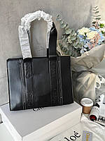 Chloe Shopper Woody Tote Bag 36x27x16