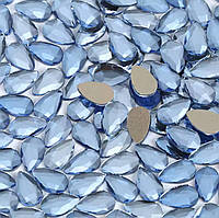 Стрази у формі краплі Blue Розмір 5х8 мм. 1шт.