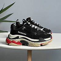 Balenciaga Triple S Black White Red 533882