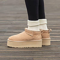 UGG Classic Ultra Mini Platform Boot Beige
