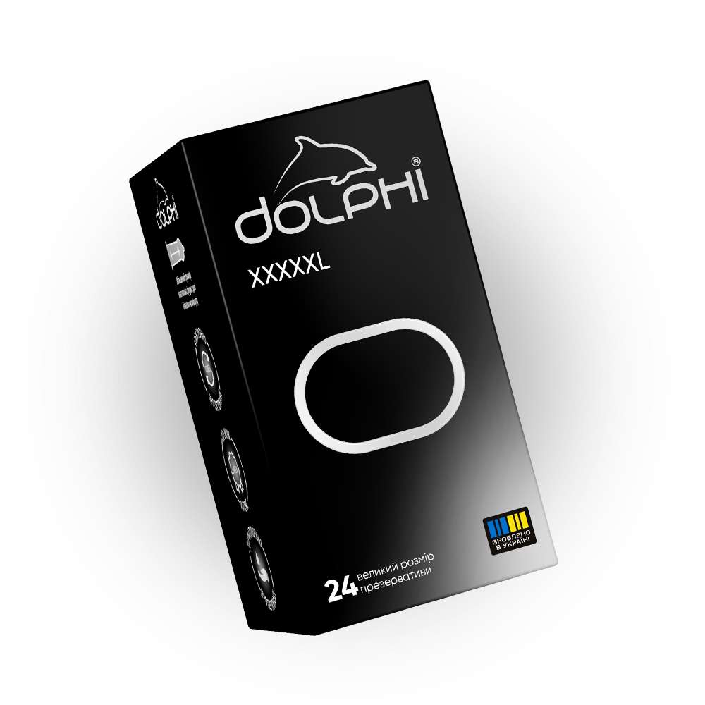 Презервативи Dolphi XXXXXL збільшеного розміру, 24 штуки, фото 1