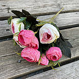 Штучні квіти Букет композиції ранзинкулюсів лютик. півонія 30 см, фото 3