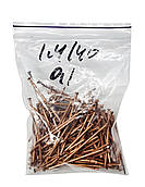 Цвях омiдненний 1,4х40 мм фасований по 100 г (Ведмідь)