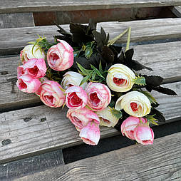Штучні квіти Букет композиції ранзинкулюсів лютик. півонія 30 см