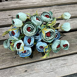 Штучні квіти Букет композиції ранзинкулюсів лютик. півонія 30 см