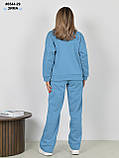 6544-29 Спортивний костюм жіночий тринитка на флісі норма (4 од: 44,46,48,50), фото 2