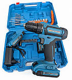 Акумуляторний шуруповерт-дріль Alfarid 24V 5A/h Li-Ion в кейсі, фото 2