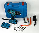 Акумуляторний шуруповерт-дріль Alfarid 24V 5A/h Li-Ion в кейсі, фото 8