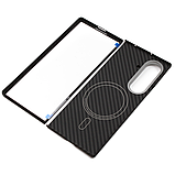 Карбоновий чохол для Samsung Galaxy Z Fold 7 (MagSafe) 600D Karbon case, фото 3