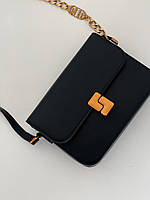 Сумочка через плече з двома ременцями чорний Є