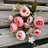 Штучні квіти Букет композиції ранзинкулюсів лютик. півонія 30 см, фото 2