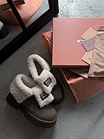 Miu Boots Khaki (Хутро назовні)