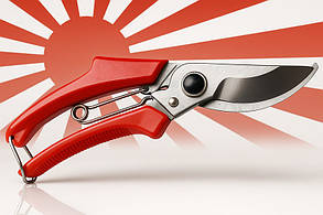 Секатор садовий JAPAN'S QUALITY – обвідний, сталь SK-5, діаметр зрізу 20 мм