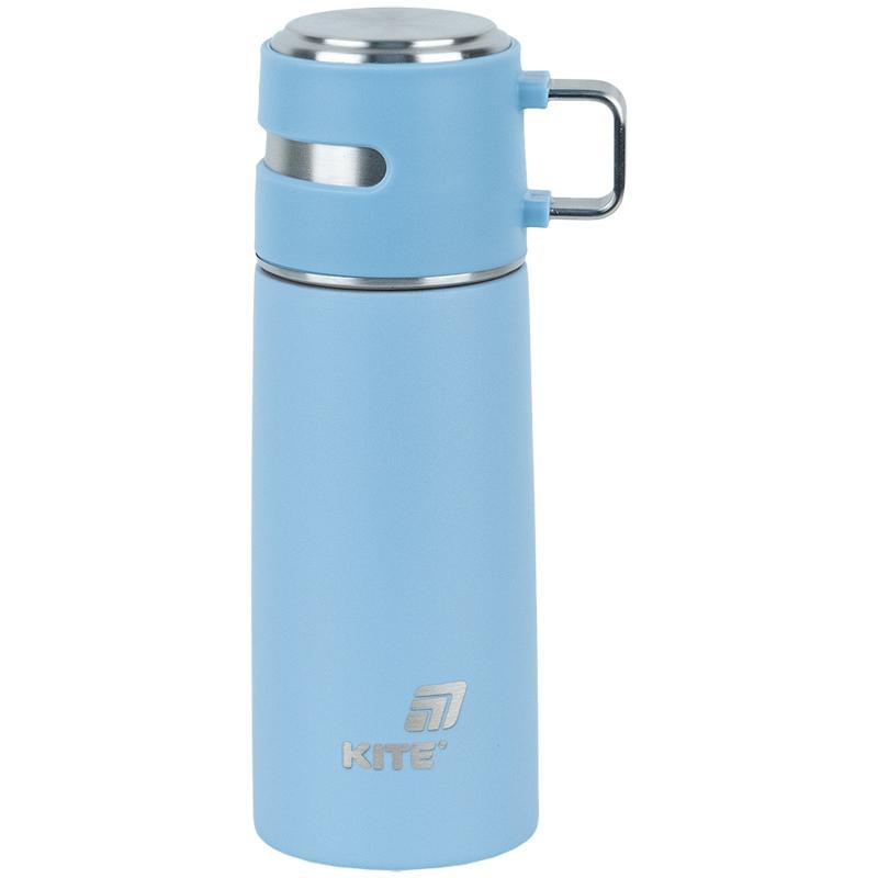 Термос Kite 350 мл Блакитний K25-1223-2, фото 1