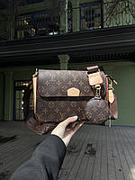 🤑 Louis Vuitton Multi Pochette Brown (НЮАНС)