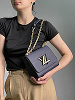 🤑 Louis Vuitton Medium Twist MM Epi Leather Blue 18 x 15 x 9 см
