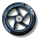 Колесо для самоката 1шт 125×24 мм з підшипниками 608 (чорне), фото 2