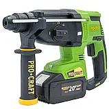 Акумуляторний перфоратор Procraft PHA40 (без АКБ і ЗП), фото 3