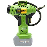 Акумуляторний повітряний компресор Procraft LK20 (Без АКБ і ЗП), фото 3