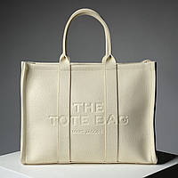 🤑 Marc Jacobs Large Tote Bag Cream Leather