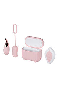 Набір вібраторів Blush Play With Me з пультом та кейсом, рожевий, 2 шт.