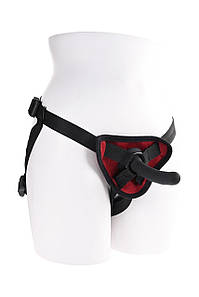 Страпон на ременях Sportsheets Saffron жіночий, чорний