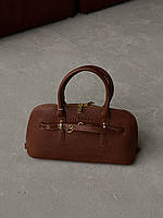 Сумка Miu Miu Aventure Nappa Leather  коричневий Є