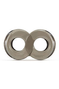 Кільце ерекційне Blush Stay Hard подвійне, прозоре, 7 см