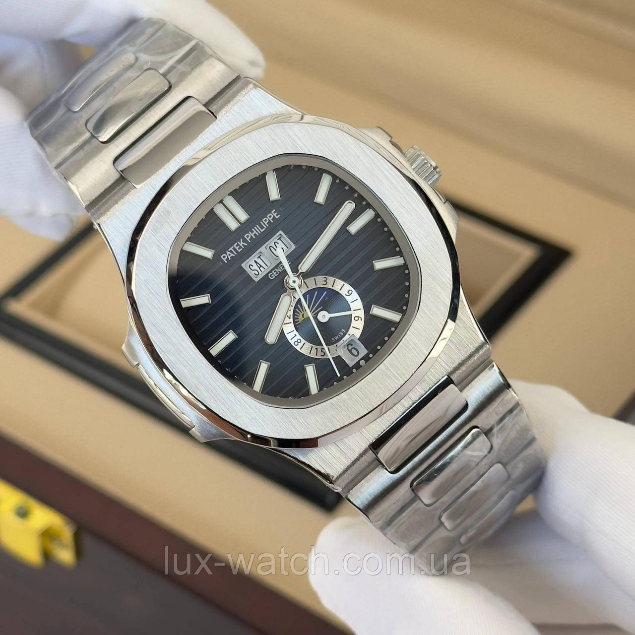 Годинник чоловічий Patek Philippe Nautilus, фото 1