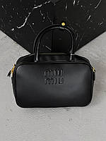 Сумка Miu Miu Top-Handle Bag шкіра чорна Є