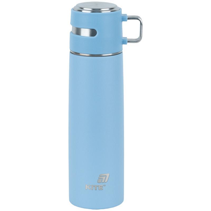 Термос Kite 500 мл Блакитний K25-1224-2, фото 1