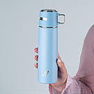 Термос Kite 500 мл Блакитний K25-1224-2, фото 4