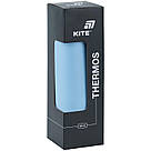 Термос Kite 500 мл Блакитний K25-1224-2, фото 6