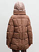 Зимова жіноча куртка ХS-L мокко, фото 3