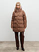 Зимова жіноча куртка ХS-L мокко, фото 2