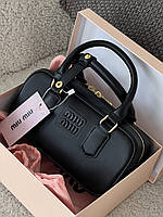 Сумка Miu Miu Arcadie Leather Bag Premium чорний Є
