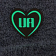 Патч / шеврон Laser Cut Чорний Люблю Україну UA, фото 2