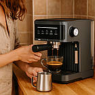Кавоварка з капучинатором 1200 Вт СВ-1572, настільна електрична машина для приготування еспресо, фото 2