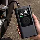 Автокомпресор із ліхтариком LLZ-669 10 барів портативний прилад для підкачування автомобільних шин, фото 2