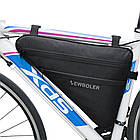 Велосипедна сумка BG-0853 під раму водонепроникна, компактна для зберігання аксесуарів та інструментів, фото 2