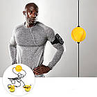 Тренажер для боксу з кріпленням на стіну 280 см, швидкісний м'яч, еспандер для відпрацювання ударів, фото 2