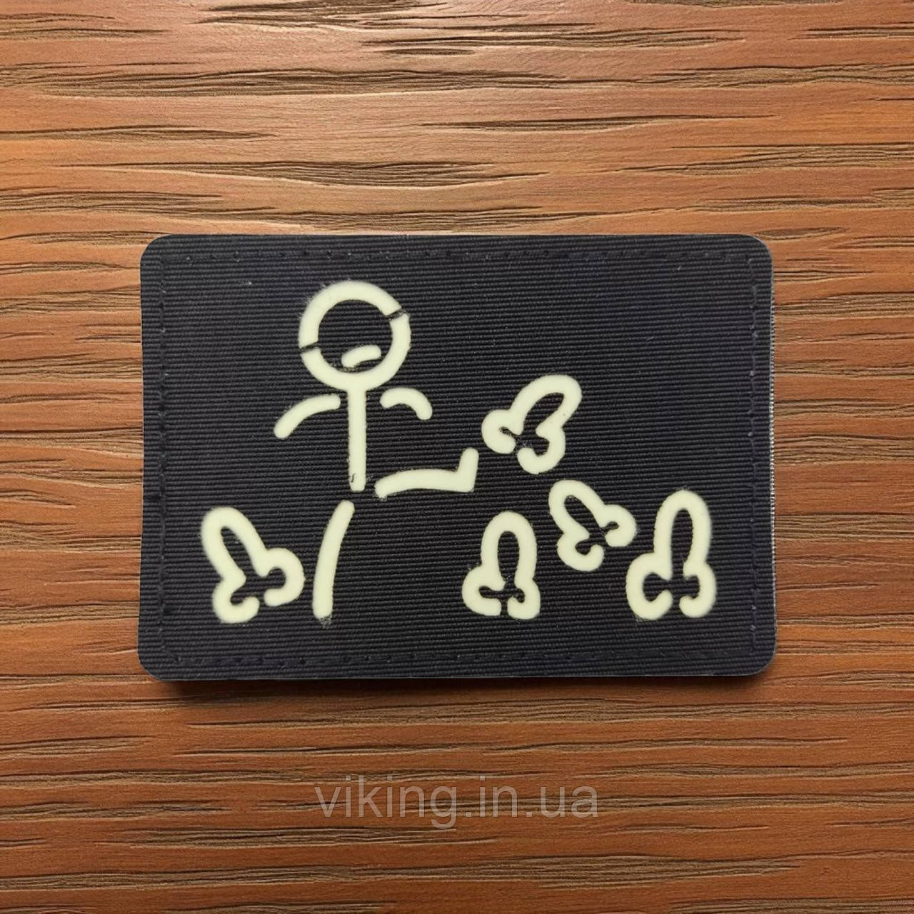 Патч / шеврон Laser Cut Чорний Пінатель, фото 1