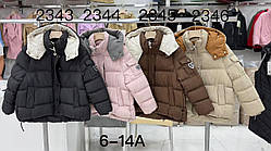 Зимова підліткова куртка для дівчаток гуртом Н&Н