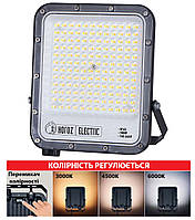 Прожектор світлодіодний PALLAS LED 100W 13000Lm IP65 3CCT (3000K,4500K, 6000K) Чорний герметичний вуличний